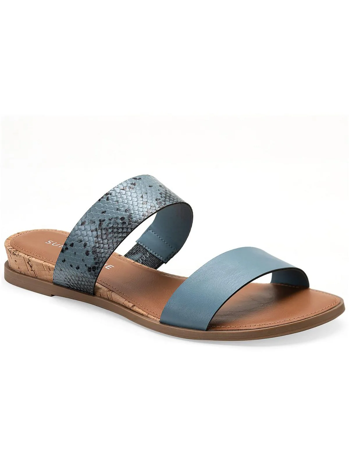 Womens Open Toe Slide Sandals