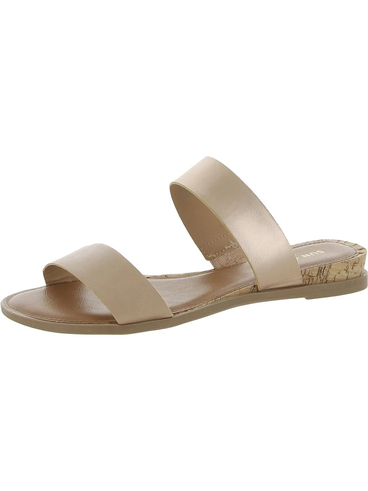 Womens Open Toe Slide Sandals