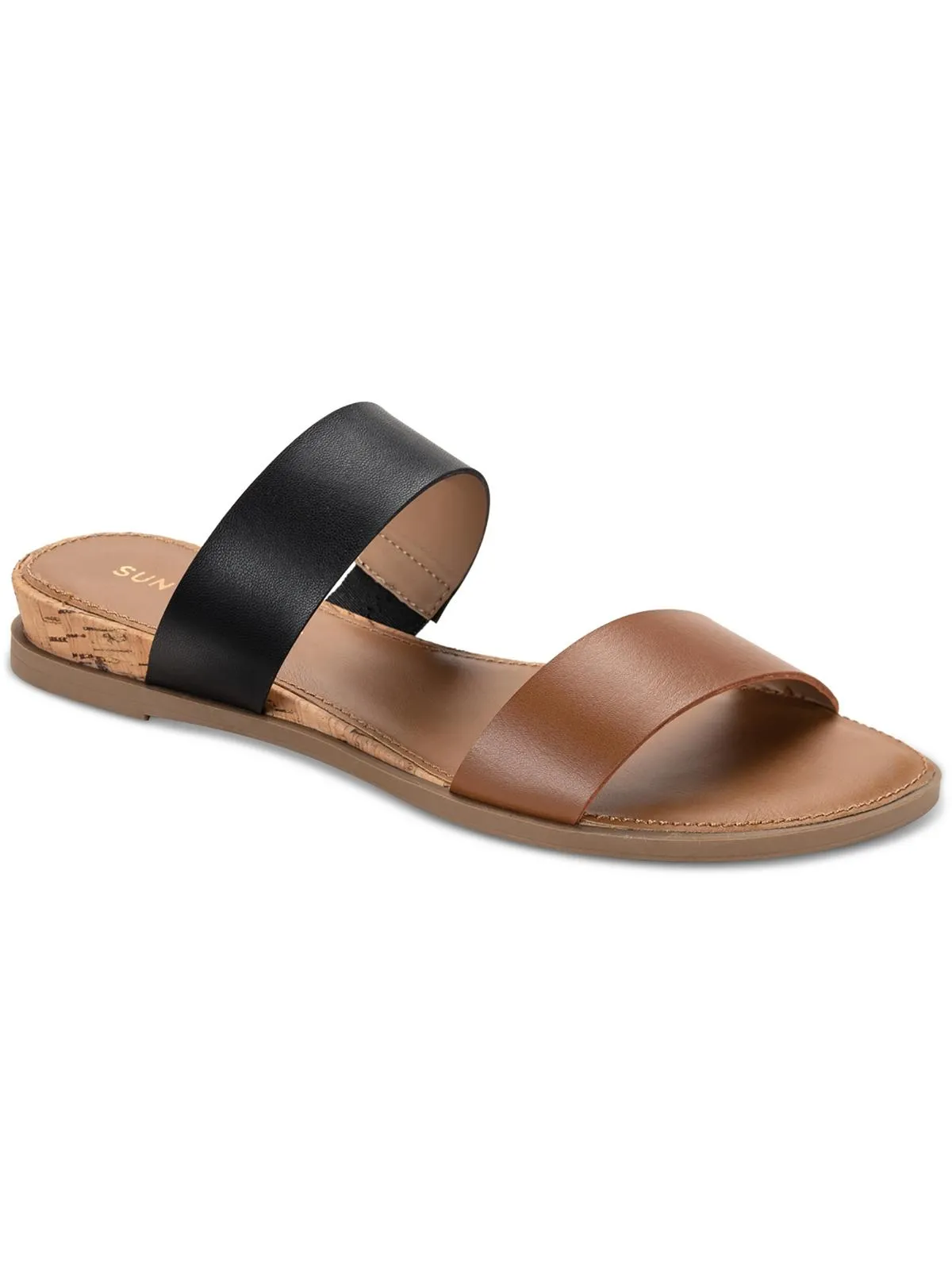 Womens Open Toe Slide Sandals