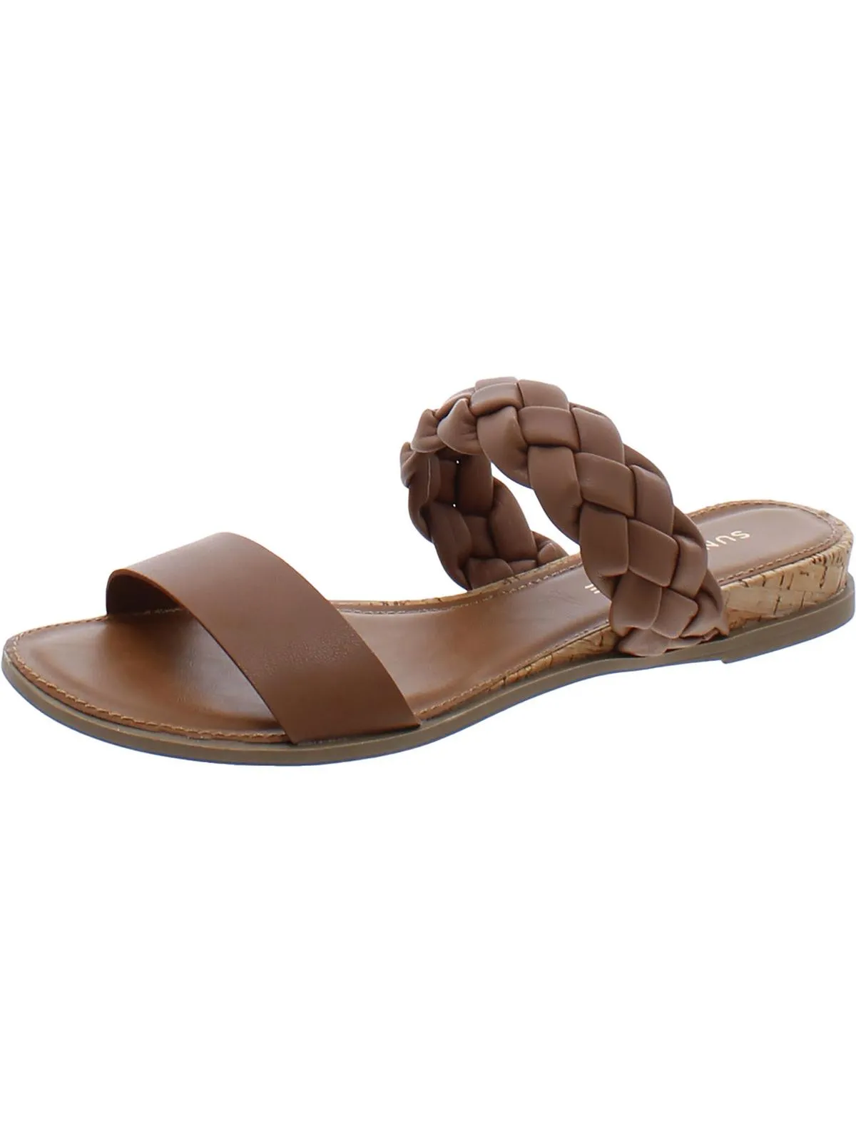 Womens Open Toe Slide Sandals