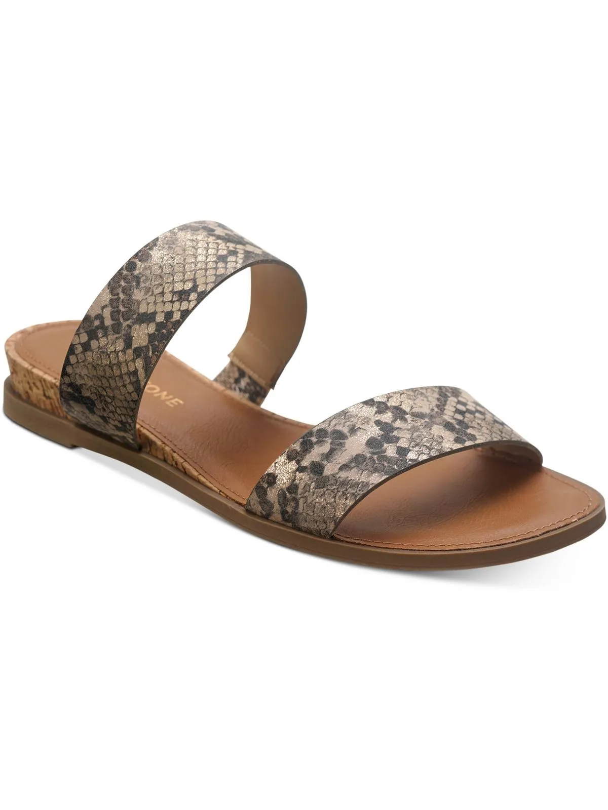 Womens Open Toe Slide Sandals