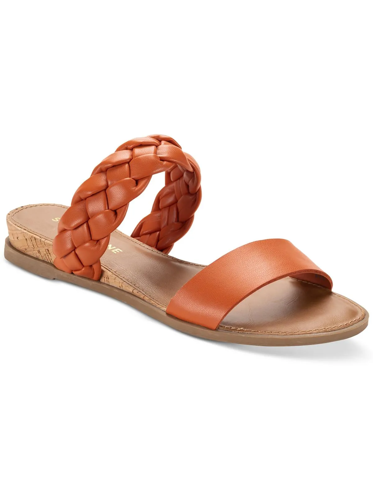 Womens Open Toe Slide Sandals
