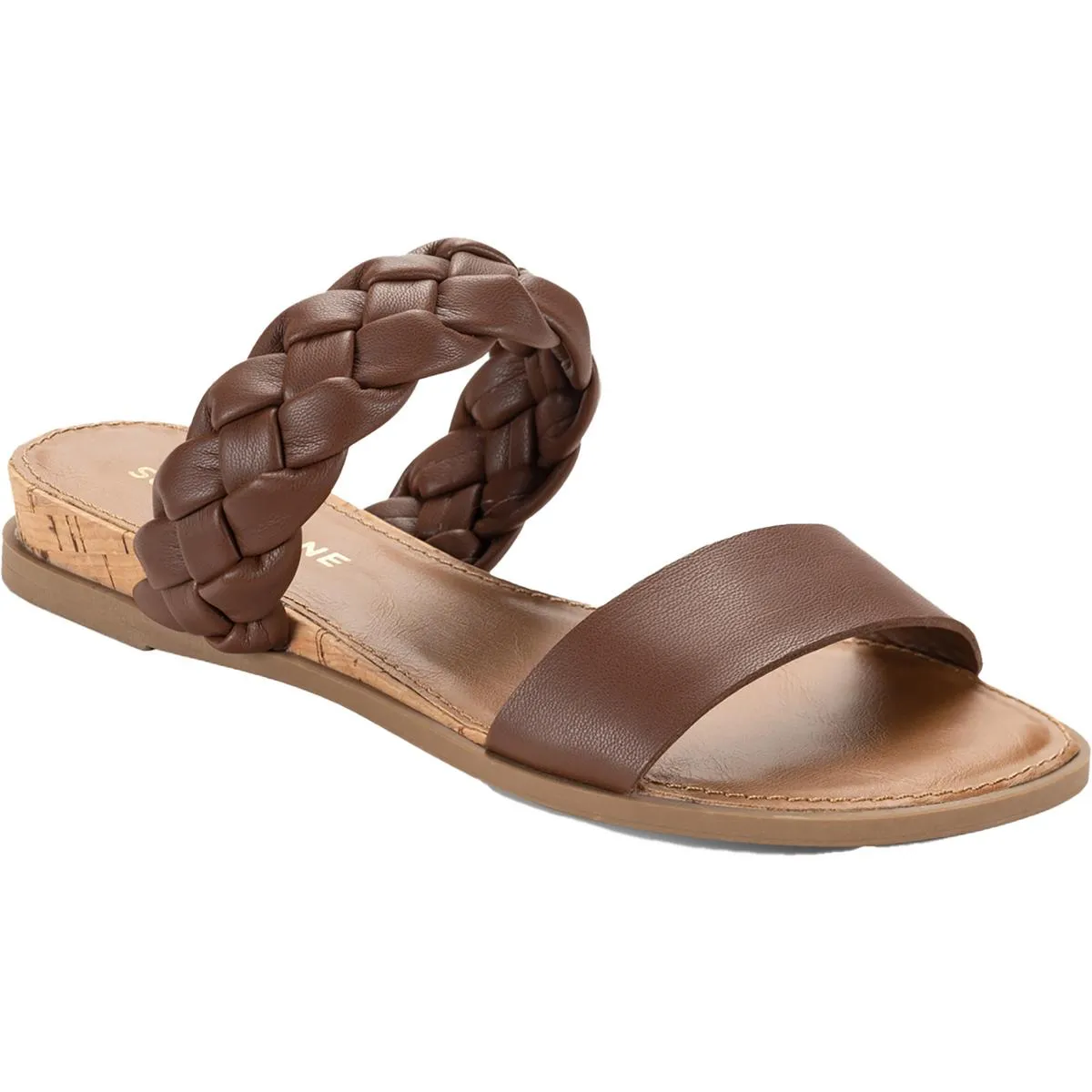 Womens Open Toe Slide Sandals
