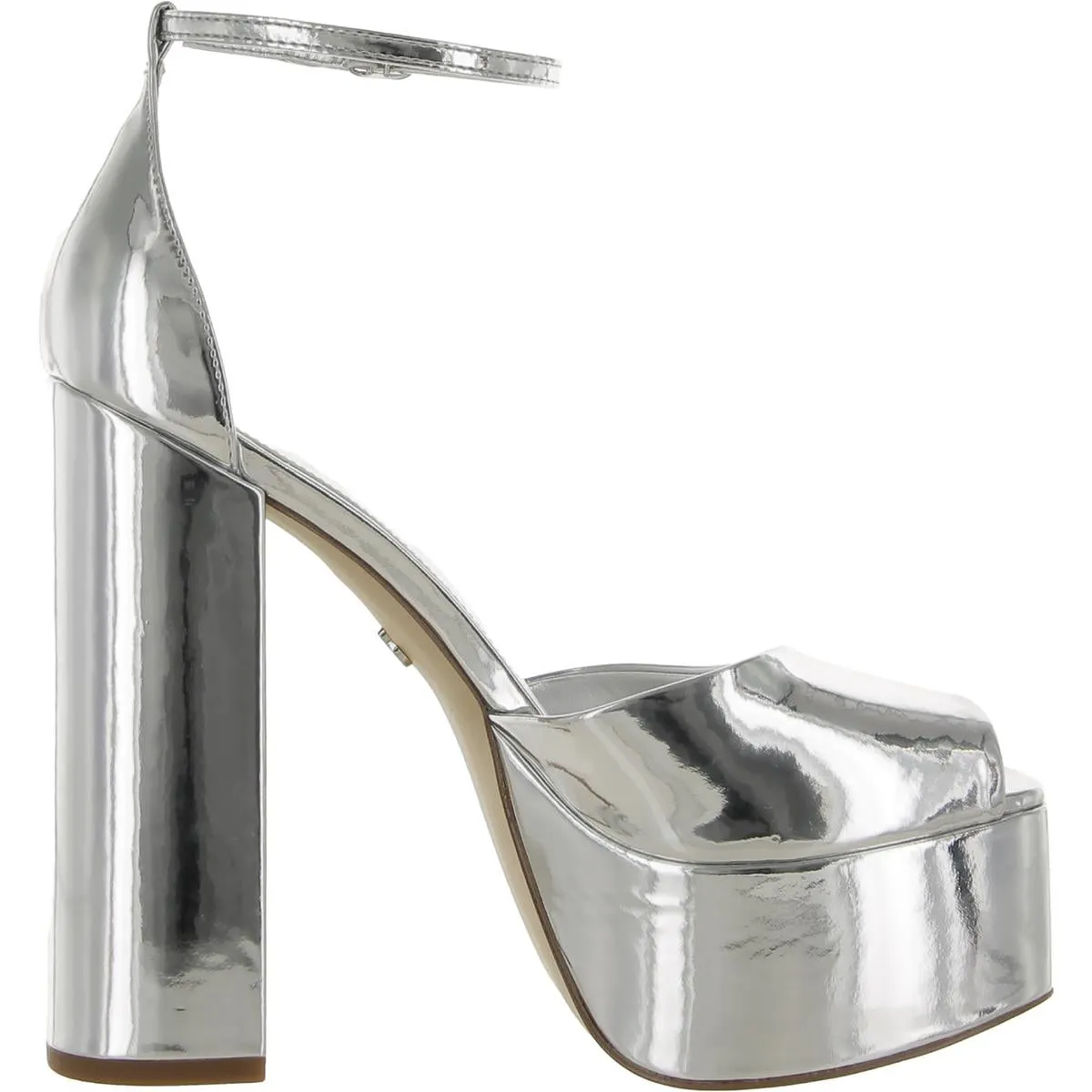 Womens Peep Toe Pumps Platform Heels