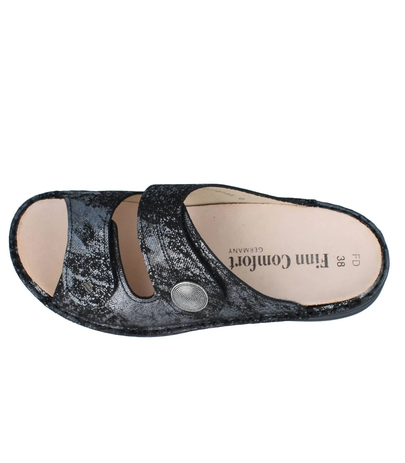 Women's Sansibar-S Sandal In Neroargento Antares