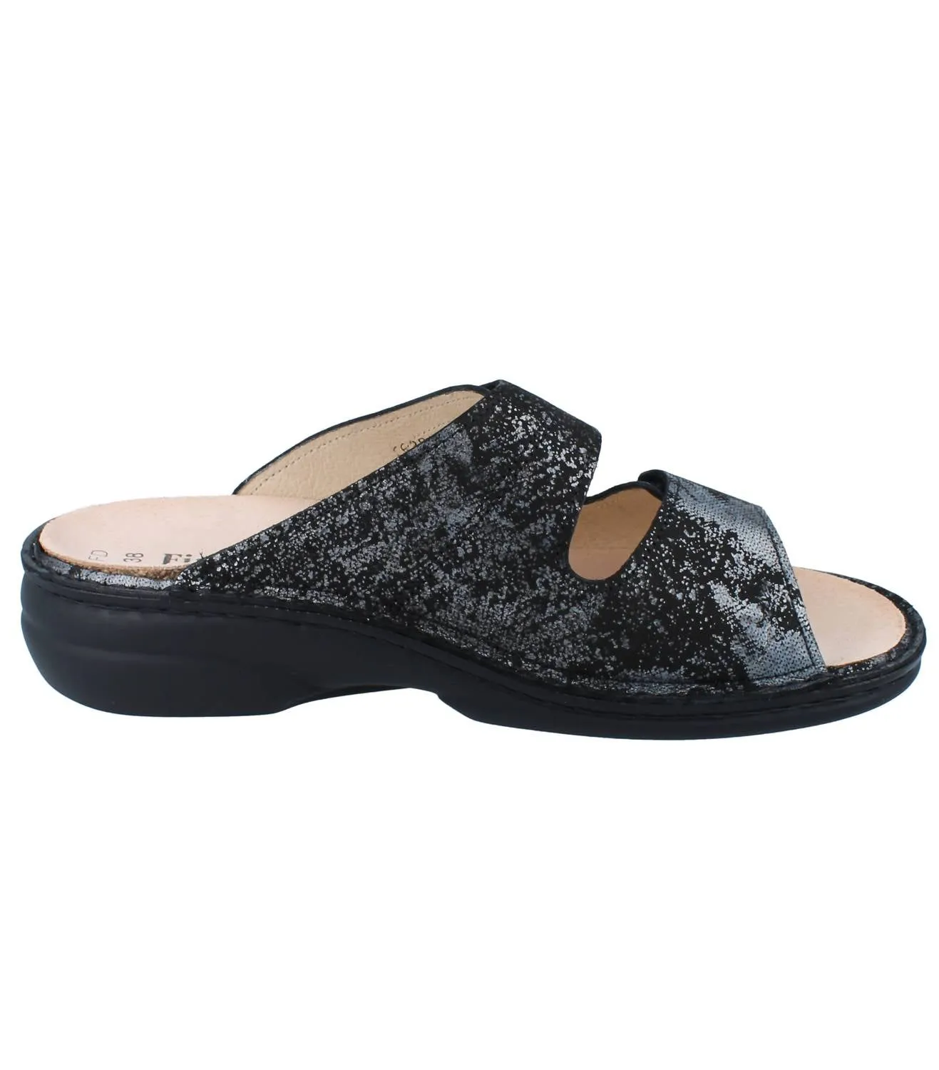 Women's Sansibar-S Sandal In Neroargento Antares