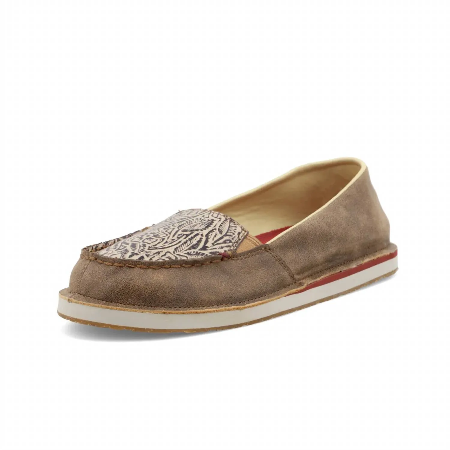 Women's Slip-On Loafer In Bomber & Light Taupe