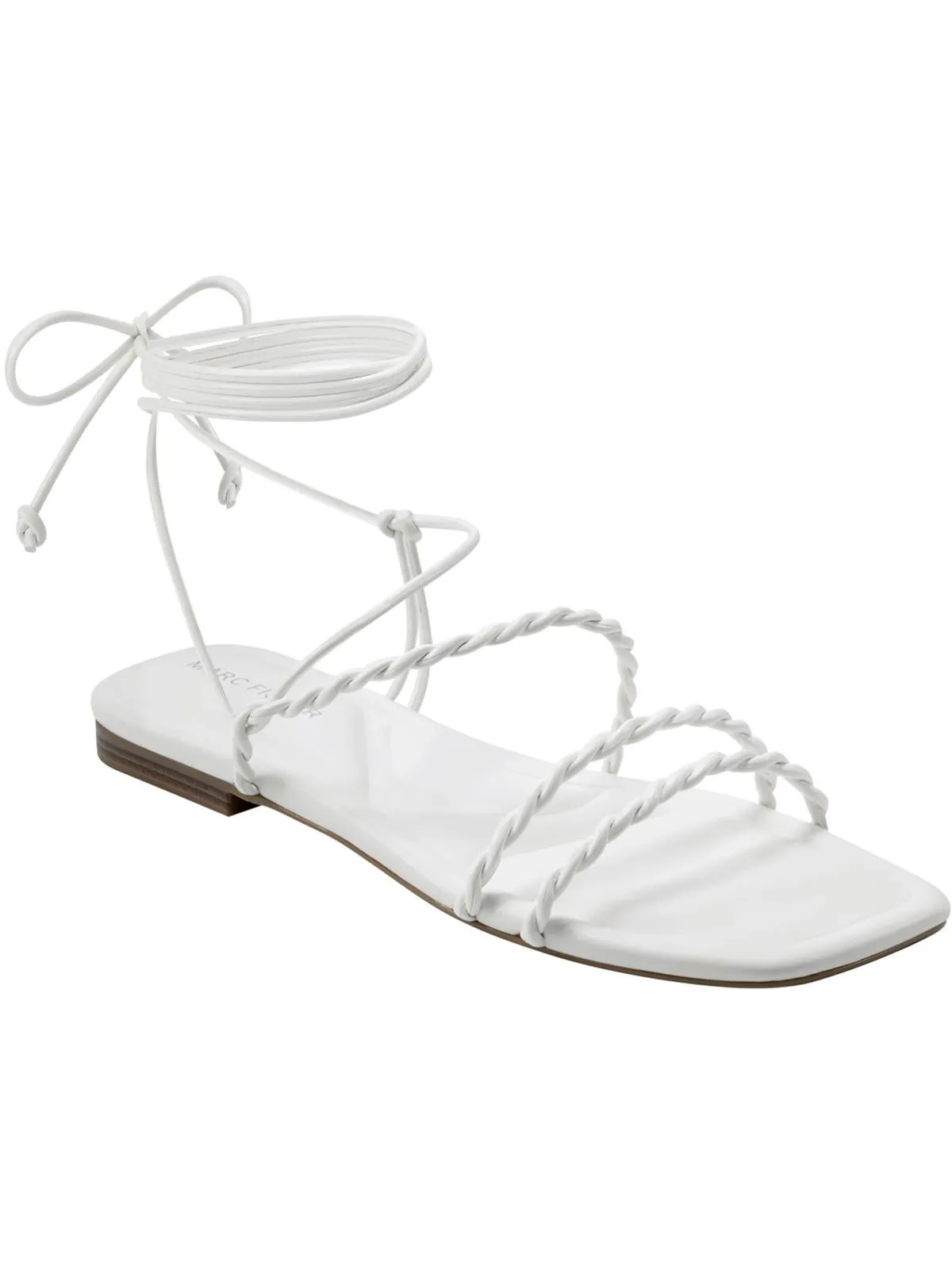 Womens Strappy Faux Leather Gladiator Sandals