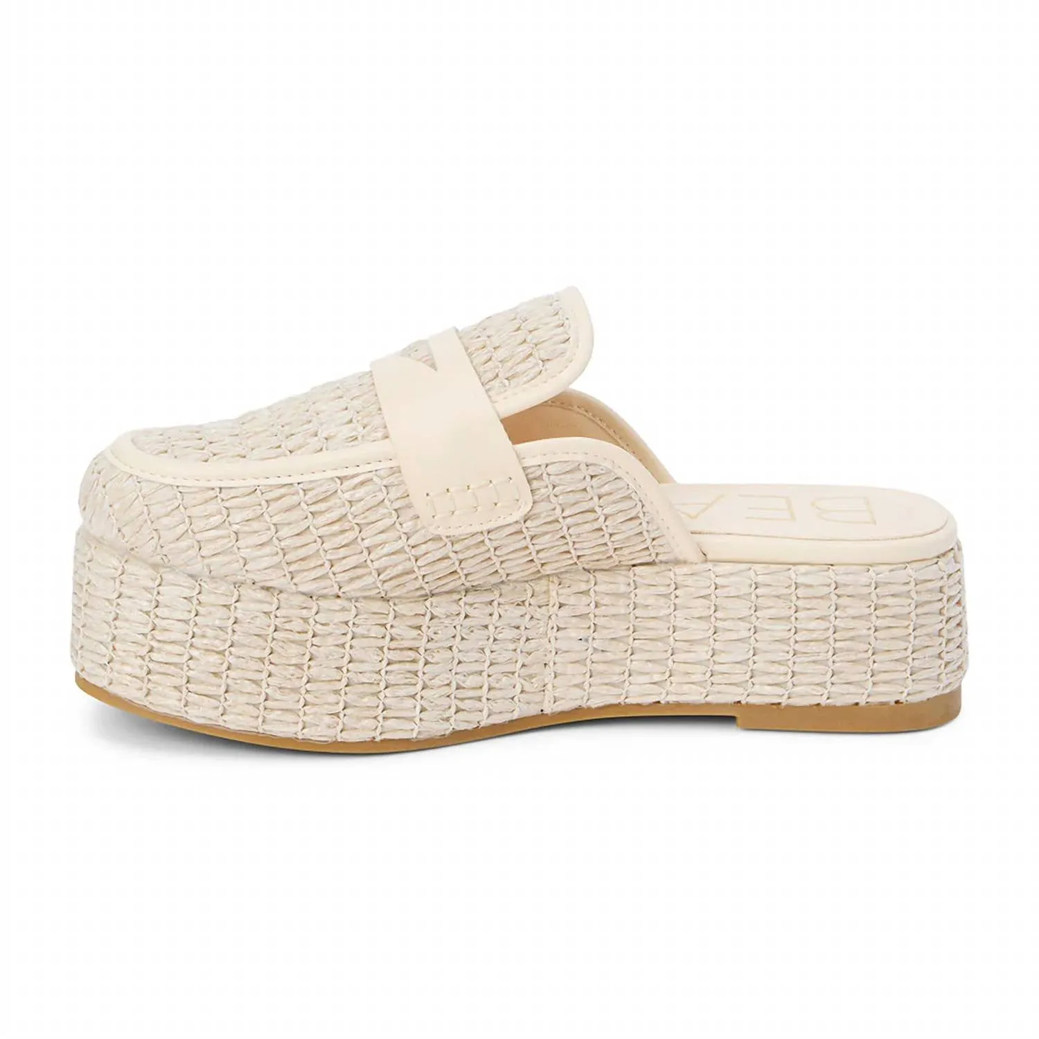 Women's Wren Platform Slide In Natural