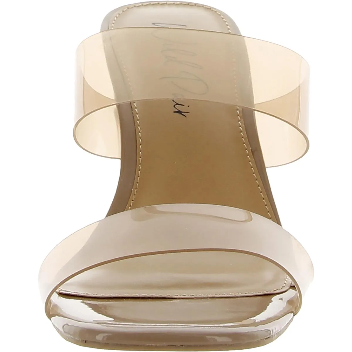 Zandriav Womens Open Toe Slip On Heels