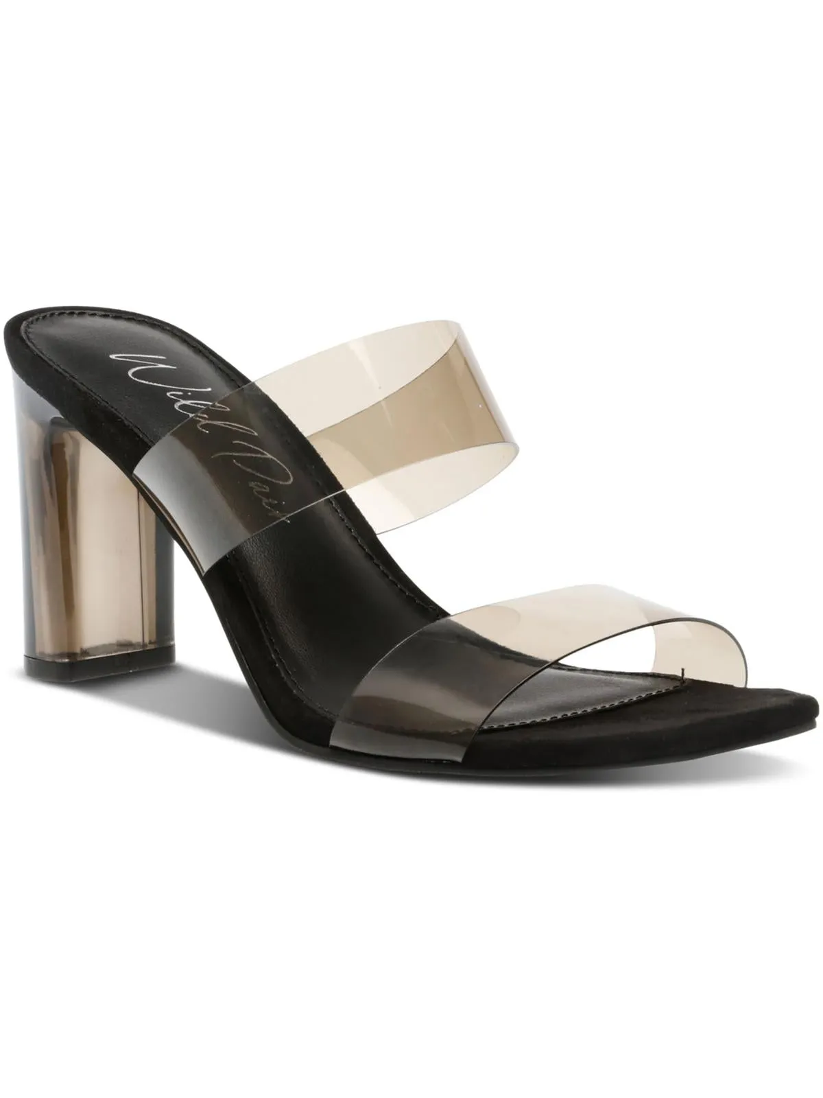 Zandriav Womens Open Toe Slip On Heels