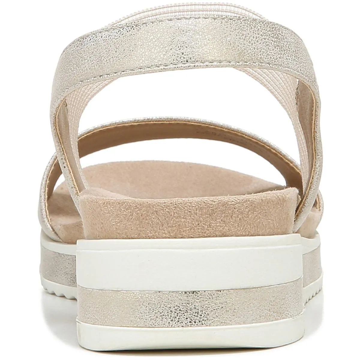 Zing Womens Padded Insole Slip On Flatform Sandals