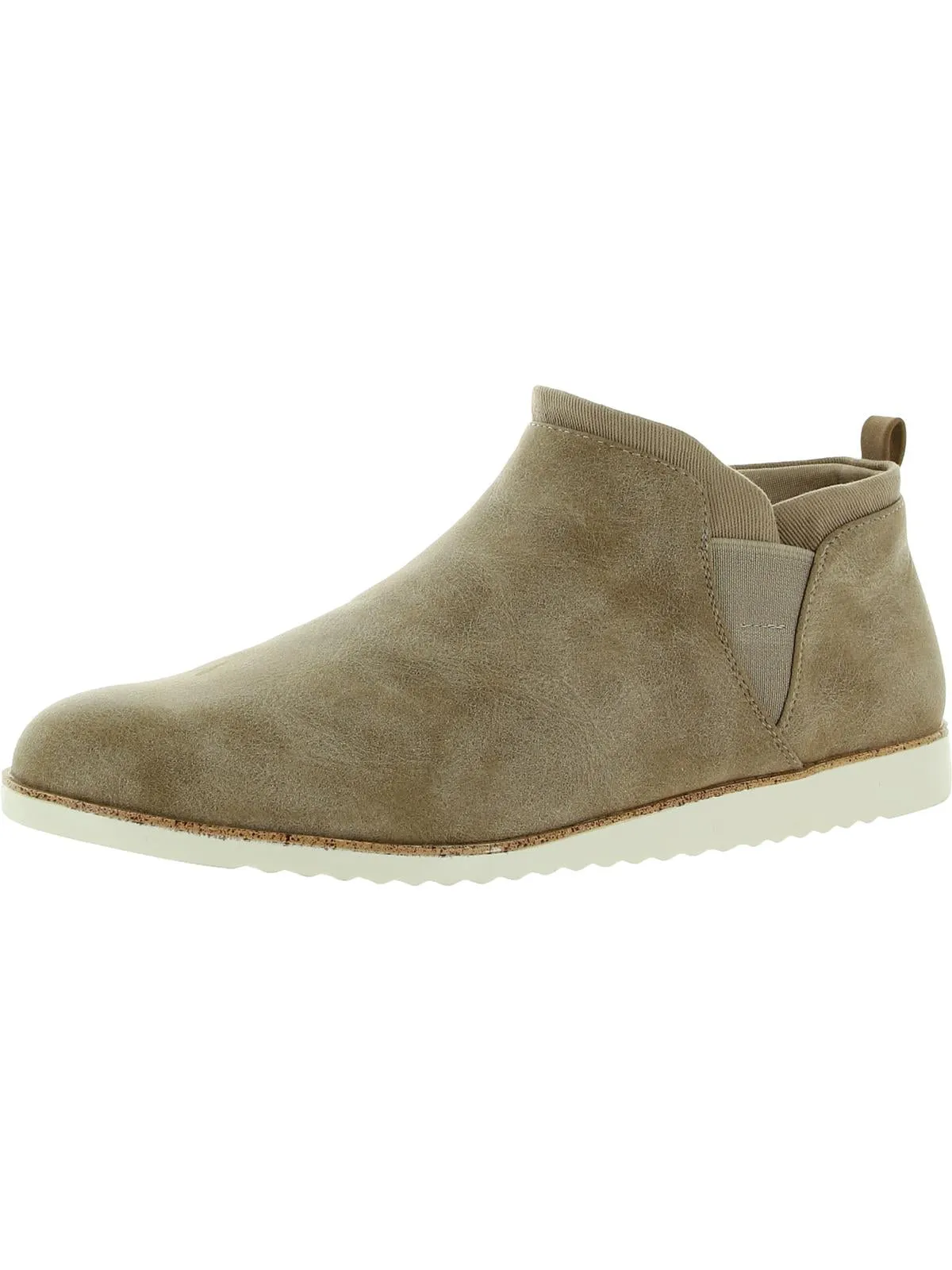 Zion Womens Faux Leather Flat Shooties