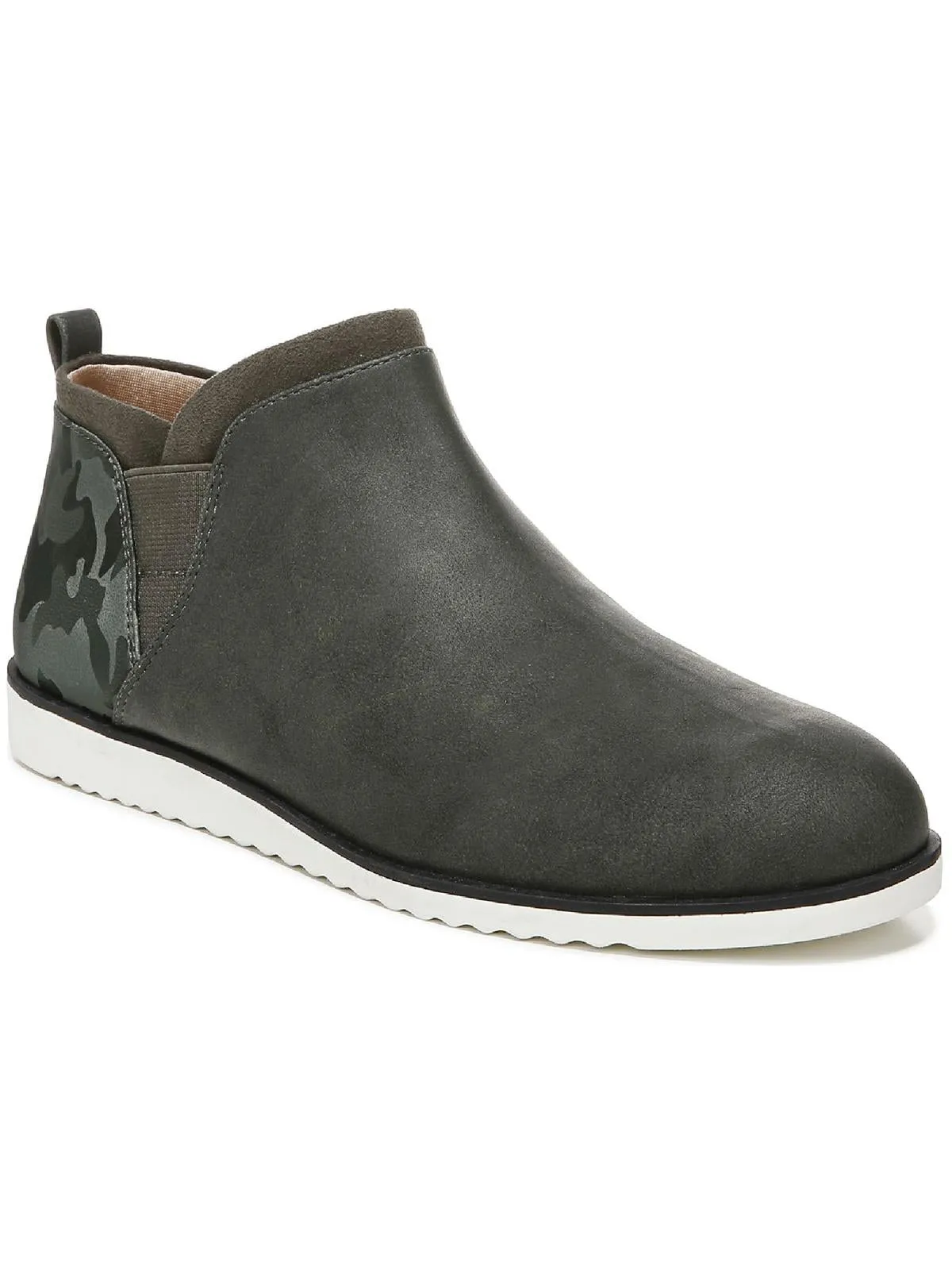 Zion Womens Faux Leather Flat Shooties