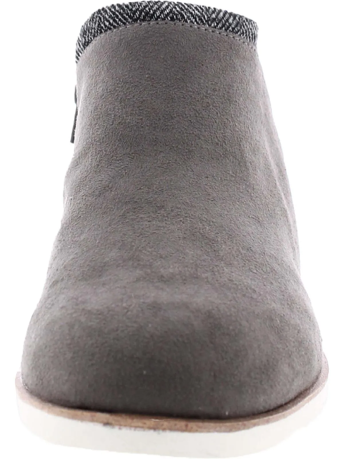 Zion Womens Faux Leather Flat Shooties