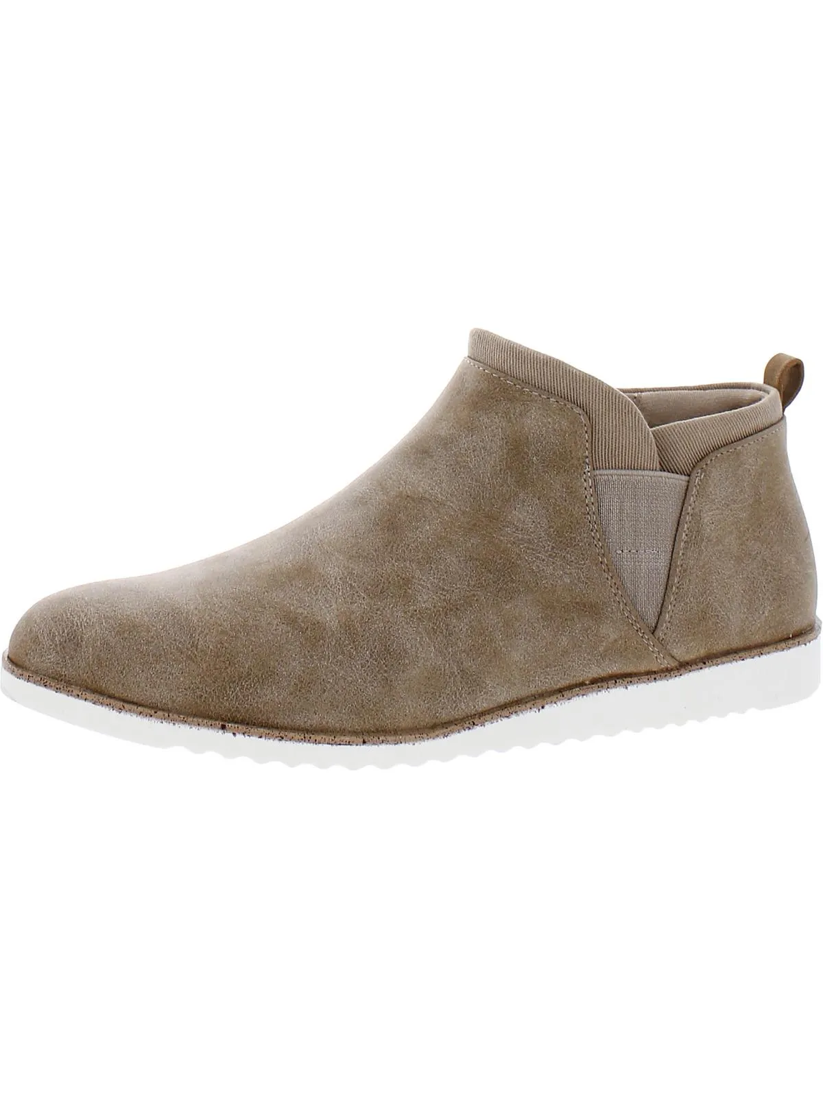 Zion Womens Faux Leather Flat Shooties